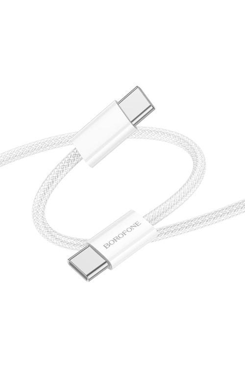 İphone İle Uyumlu 60W Şarj Ve Data Kablo Type-C To Type-C - 1 Metre - Bx103