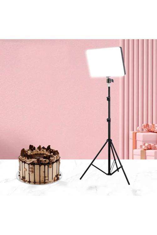 Led Aydınlatma Yayıncı Işık Youtuber Twich Yayın Işığı Ürün Fotoğraf 47Cm X 31Cm L-3560 Işık Tripod