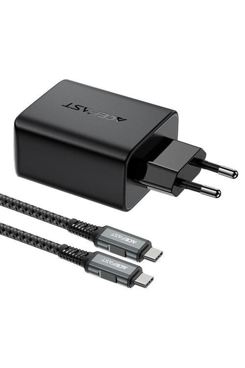 Akıllı Şarj Cihazı Usb-C - 60W + Usb-A - 5W + Medya Bağlantı Noktası 4K / 60Hz Pd65W Siyah Renk A17