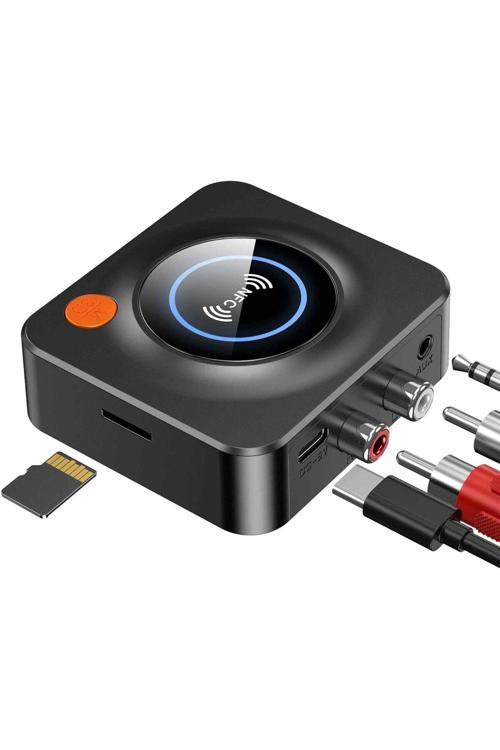 Hı-Fı İçin Bluetooth Adaptörü, Hoparlörler İçin Bluetooth Alıcısı (3,5 Mm Aux, Rca, Tf, Nfc) C52
