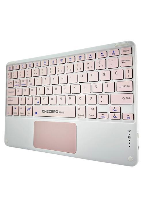 Galaxy Tablet 8 İle Uyumlu Bluetooth Klavye Kablosuz Türkçe Q Klavye 24Cm X 17Cm