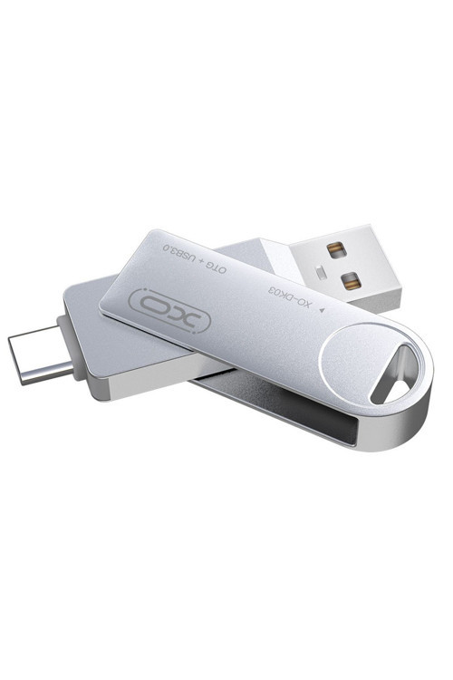 Dk03 64Gb Metal Gövdeli Koruyucu Tasarım Usb Usb-C Bellek Flash Disk