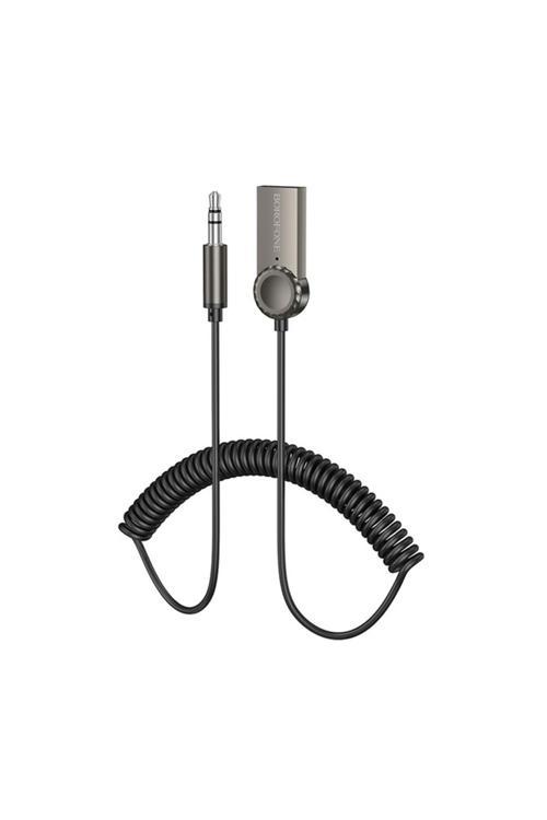 Bluetooth Adaptör Araba Ve Araç Usb Ve 3.5Mm Aux Giriş Bluetooth Adaptör Çevirici Bc56