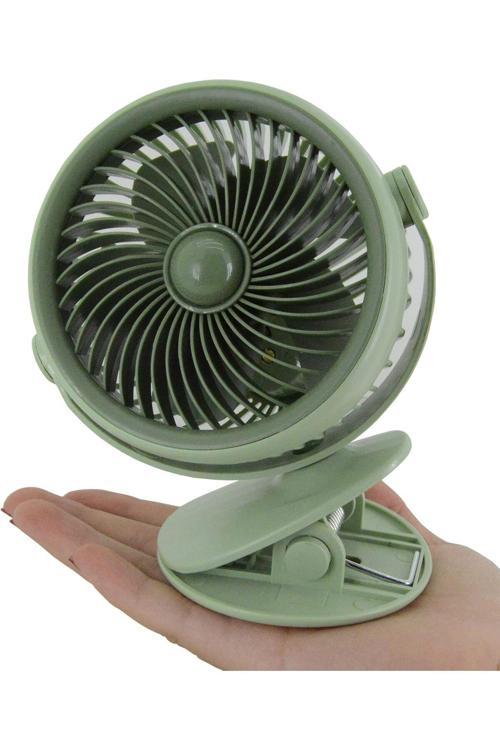 Taşınabilir Mini Usb Şarjlı Fan Kıskaçlı 3 Kademeli  Şarjlı Mini Vantilatör Soğutucu 14Cm Ys2285
