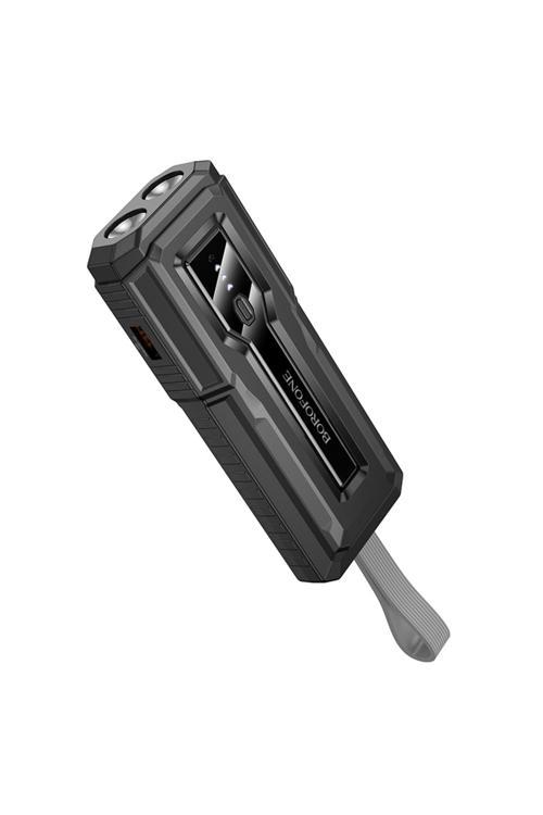 10000Mah Pd20W 22.5W Qc3.0 37 Wh Dahili Fener Powerbank İphone İle Uyumlu Şarj Led Gösterli Bj54