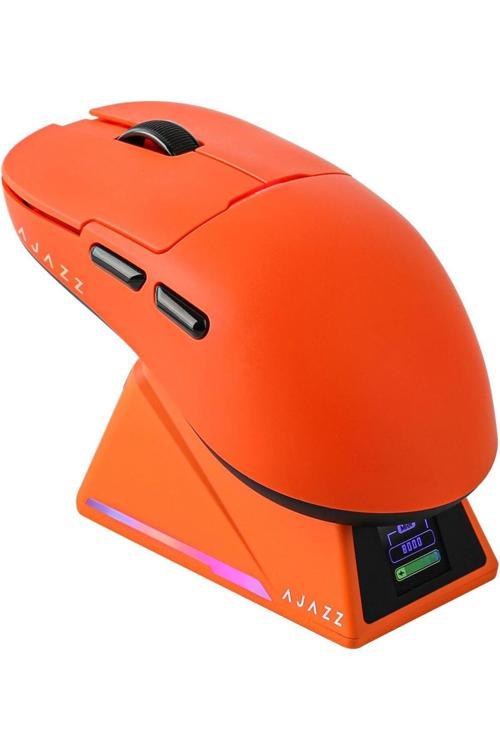 Ajazz Aj159 Apex 42000 Dpı Manyetik Şarj İstasyonu-Tft Ekranlı Mouse-Paw 3950 Sensör-8K Dongle