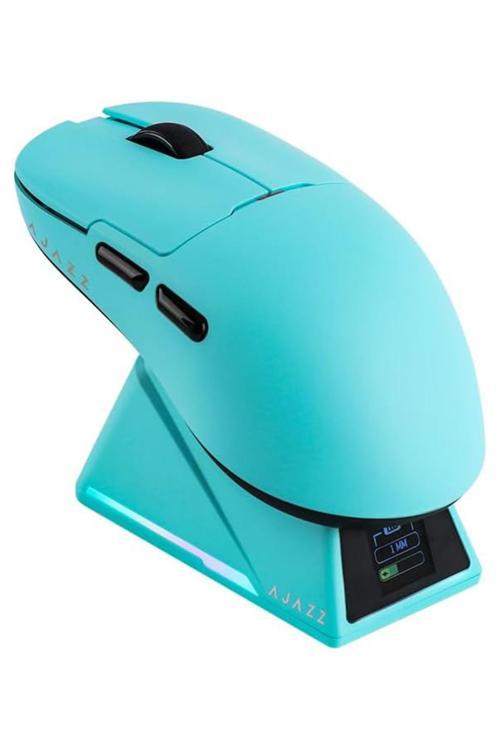 Ajazz Aj159 Apex 42000 Dpı Manyetik Şarj İstasyonu-Tft Ekranlı Mouse-Paw 3950 Sensör-8K Dongle