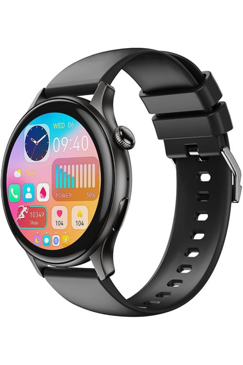 -J6 Akıllı Saat, 1.43 İnç Amoled Ekran, Bluetooth 5.3, Çağrı Özellikli,Sağlık İzleme