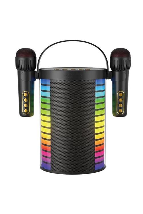Kablosuz Mikrofonlu Karaoke Makinesi Tf Kart Ve Usb Girişli Karaoke Hoparlör Y-888