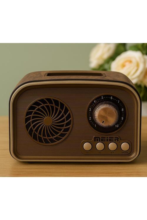 Mini Boy Retro Bluetooth Radyo Hoparlör Klasik Tasarım, Kablosuz Bağlantı Cz1010Bt 135 X 95 X 75 Mm