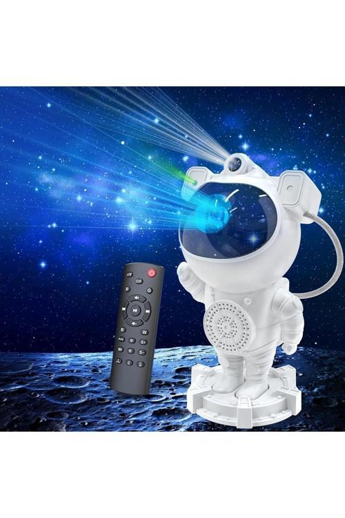 Astronot Projektör Bluetooth Ve Uzaktan Kumandalı Gece Lambası Galaksi Ve Yıldız Yansıtma Mxs-003