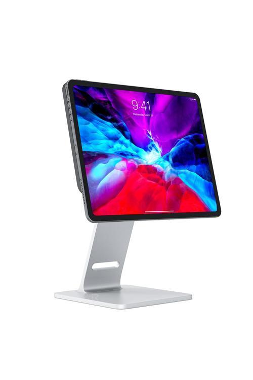 Profesyonel Tablet Stant İpad Pro 12.9" 4. 5. Nesil İle Uyumlu Mıknatıslı Tablet Standı Id-Mst-2-Gy