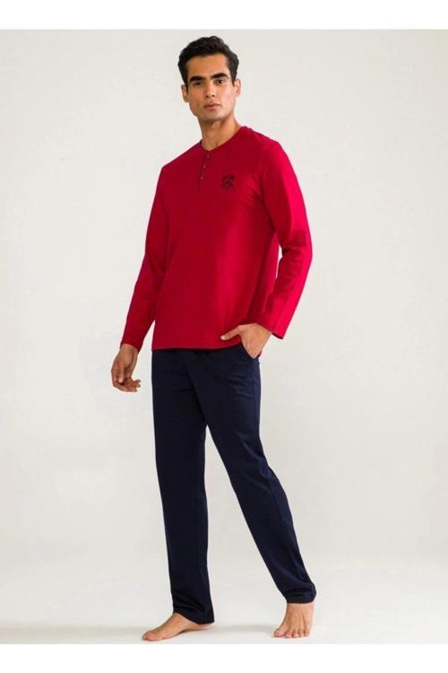 Louren Paris D'S Damat 01005 Uzun Kol Pijama Takımı