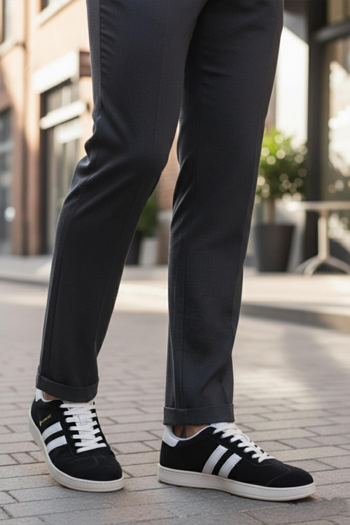 102 24155 Kamiq M Siyah-Beyaz Erkek Sneaker
