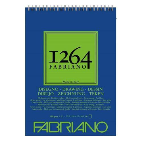 1264 Drawing Paper Üstten Spiralli Eskiz Çizim Defteri 180 gr. A3 50 yaprak