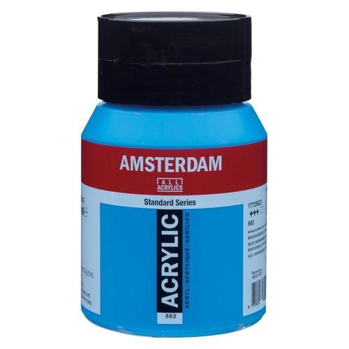 Amsterdam Akrilik Boya 500 ml. 582 Manganese Blue