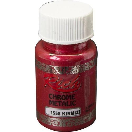 Chrome Metalik Boya 50 cc. 1558 Kırmızı