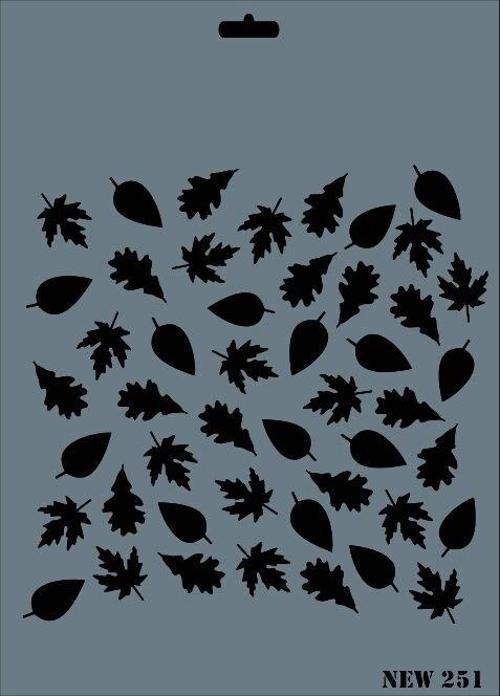 Stencil Boyama Şablonu 25x35 cm. NEW-251