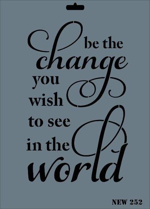 Stencil Boyama Şablonu 25x35 cm. NEW-252