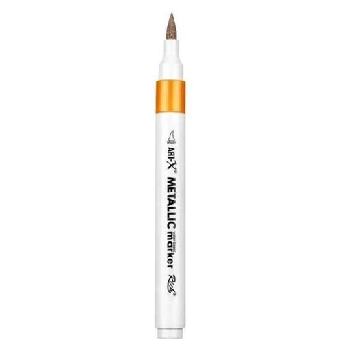 Acrylic Metallic Marker Su Bazlı Yaldızlı Boyama Markörü Metalik Turuncu