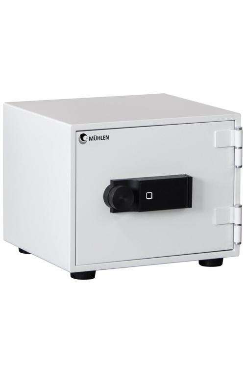 Mp 36W Yangına Karşı Dayanıklı Parmak İzli Ve Şifreli Zırhlı Çelik Para Kasası Beyaz Renk