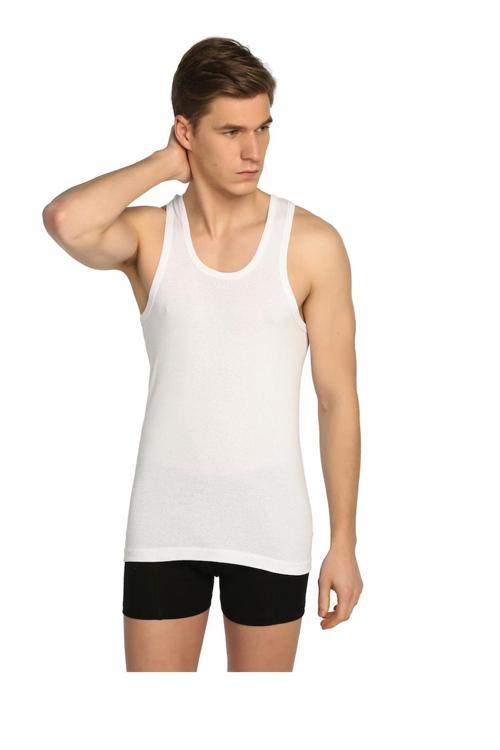 6 lı Erkek Rambo Sporcu Atlet Siyah Beyaz Gri 