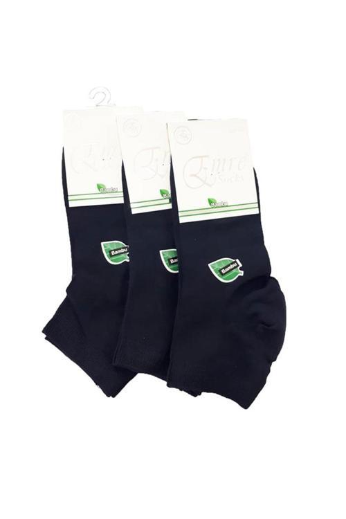 Erkek Bambu Kısa Patik Çorap 12 Li Paket