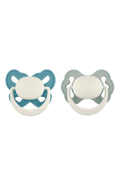 Clown And Butterfly 2'Li Emzik No:3 (18 Ay) - Ball Blue Ve River Green (Saklama Kabı Hediyeli)