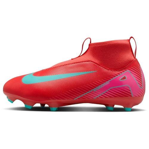 JR Zoom Superfly 10 Academy FG/MG Bağcıksız Çoklu Zemin Çocuk Kramponu Pembe