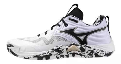 Wave Momentum Elite Unisex Voleybol Ayakkabısı Beyaz / Desenli
