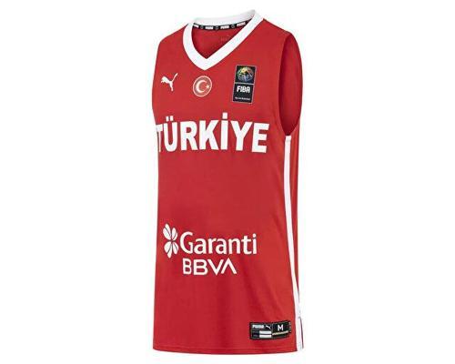 Turkey V Neck Game Jersey Erkek Basketbol Forması 60660602 Kırmızı