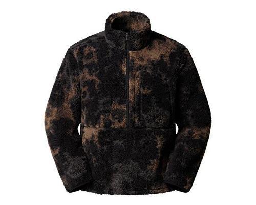 M Extreme Pile 2 Pullover -Print Erkek Outdoor Çeyrek Fermuarlı Polar Üst NF0A8EEPD7O1 Siyah