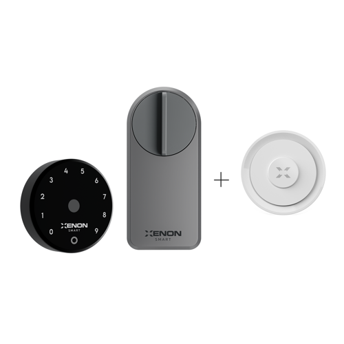 Akıllı Motorlu Kapı Kilidi Sesli Komut Uyumlu Smart Lock ve Zigbee 3.0 & Wi-Fi & Ble Akıllı Gateway Hub Seti