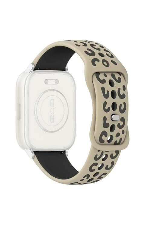 Huawei Watch Gt/gt2/gt2 Pro/gt3 Pro/gt4 Gt5 Pro 46mm Uyumlu 22MM Leopar Desenli Silikon Kordon