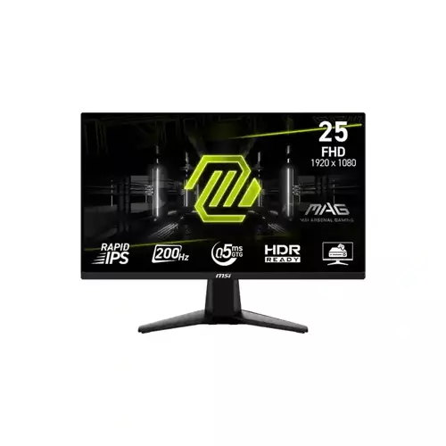 MAG 255F E20 24.5 1920x1080 FHD 200Hz 0.5ms HDMI DP FreeSync Premium IPS Gaming Monitör