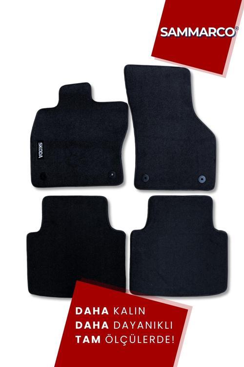 Skoda SuperB 2015-2023 Halı Paspas Velur Paspas Kumaş Paspas Oto Paspas