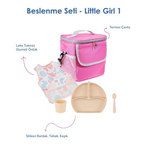 Bebek Hediye Beslenme Seti Little Girl 5 Parça