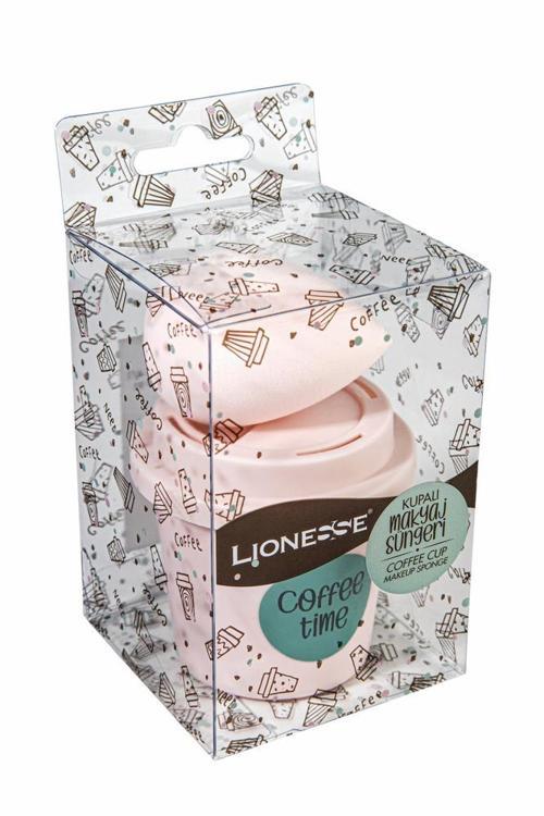 Kahve Bardağı Kılıflı Makyaj Süngeri (PEMBE)