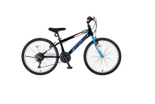 2433 EXPLORER ERKEK DAĞ BİSİKLETİ V 24 JANT 21 VİTES SİYAH MAVİ