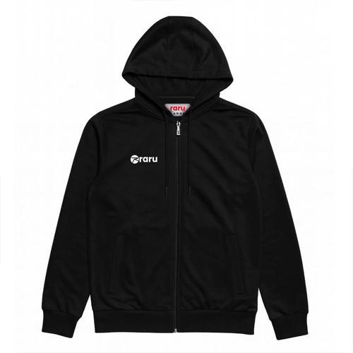 Kapüşonlu Tam Fermuarlı Sweatshirt LIBERTER SİYAH