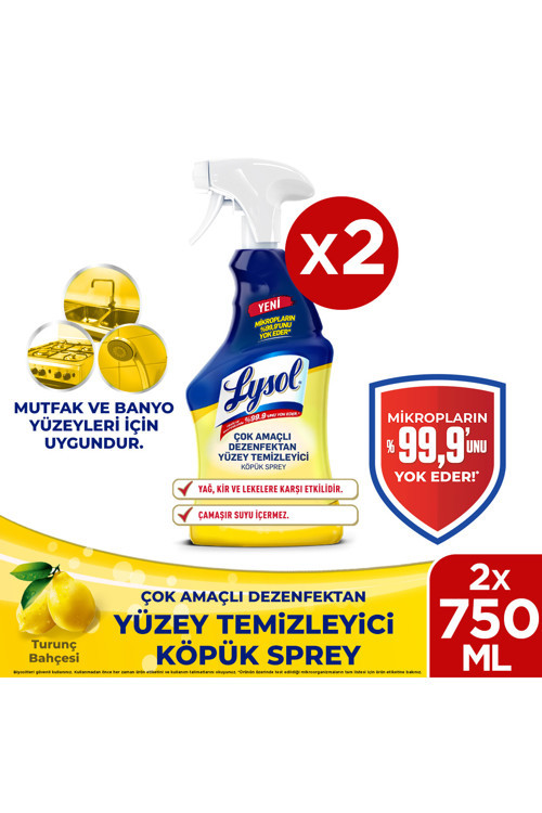 Çok Amaçlı Yüzey Temizleyici 750 ML x 2