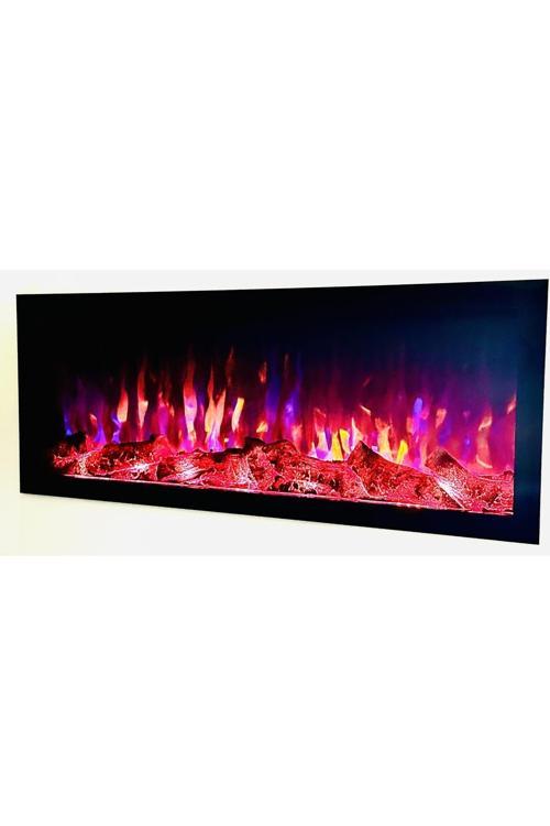 14 Efekt Dekoratif Şömine Bluetoooth+Kumanda+Çıtırtı 100X30X16 Cm