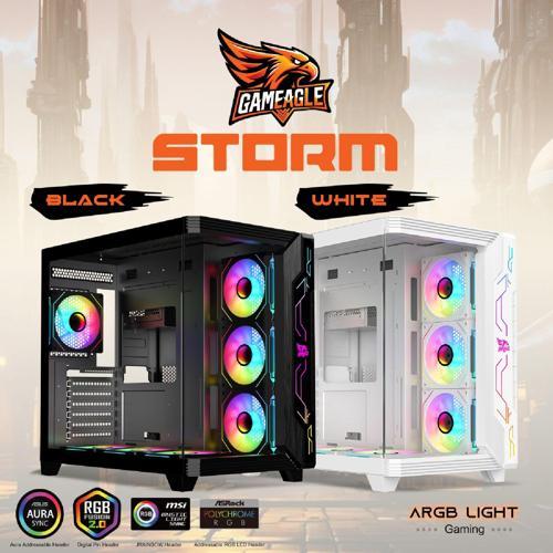 STORM BİLGİSAYAR KASASI + 850W +80 POWER + SIVI SOĞUTMA (SİYAH)