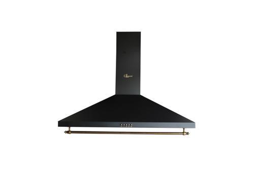 Gld 039RS 90 cm Siyah Rustik Davlumbaz