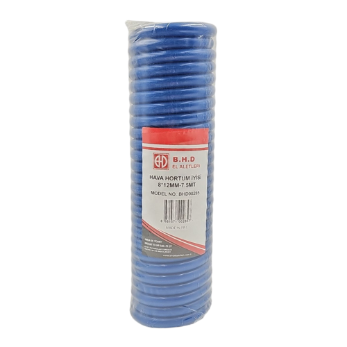 B.H.D BHD00285 P.E 8x12mm-7.5m Spiral Hava Hortumu