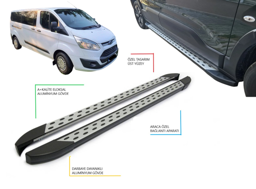 CUSTOM CAMLI VAN UZUN ŞASE NOKTALI YAN BASAMAK 2012 2013 2014 2015 2016 2017 2018 2019-20-21-22-23