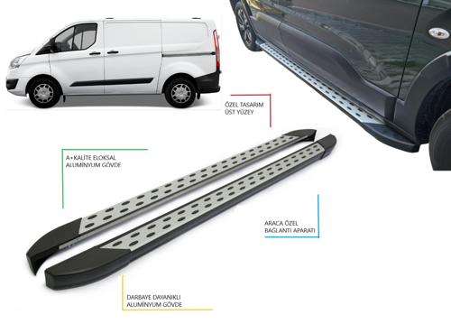 CUSTOM PANEL VAN KISA ŞASE NOKTALI YAN BASAMAK 2012 2013 2014 2015 2016 2017 2018 2019 2020 2021 2022 2023