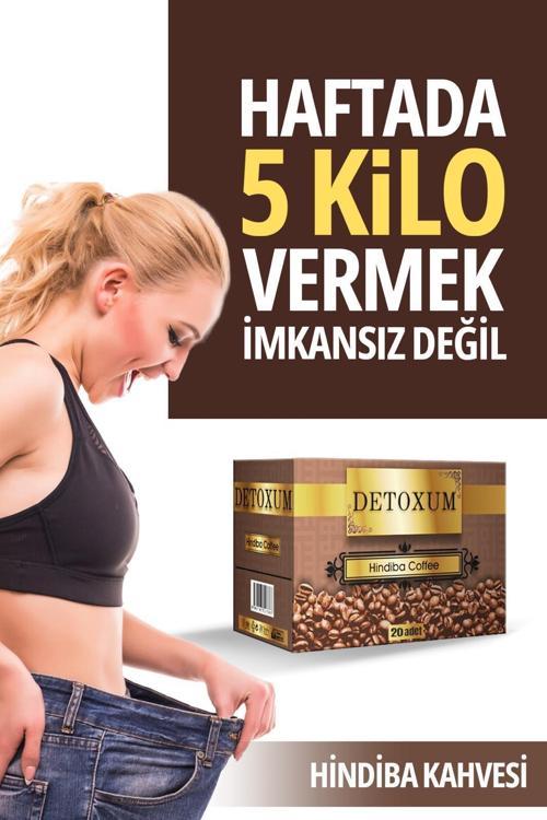 Detoxum hindiba kahvesi detox form kahve 20 şaşe