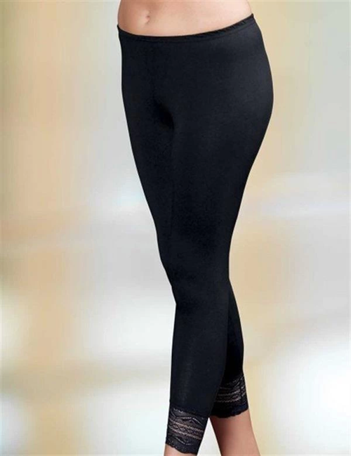 Paçası Dantel Uzun Tayt B889