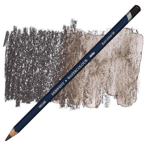 Watercolour Pencil Suluboya Kalemi 54 Burnt Umber